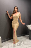 Lorna Dress Gold