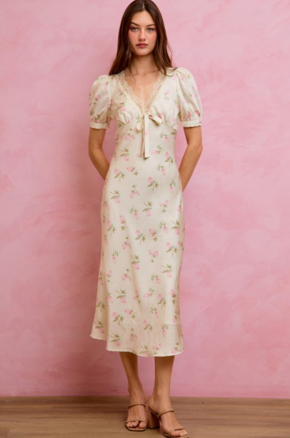katherine midi dress Katherine Satin Dress Large