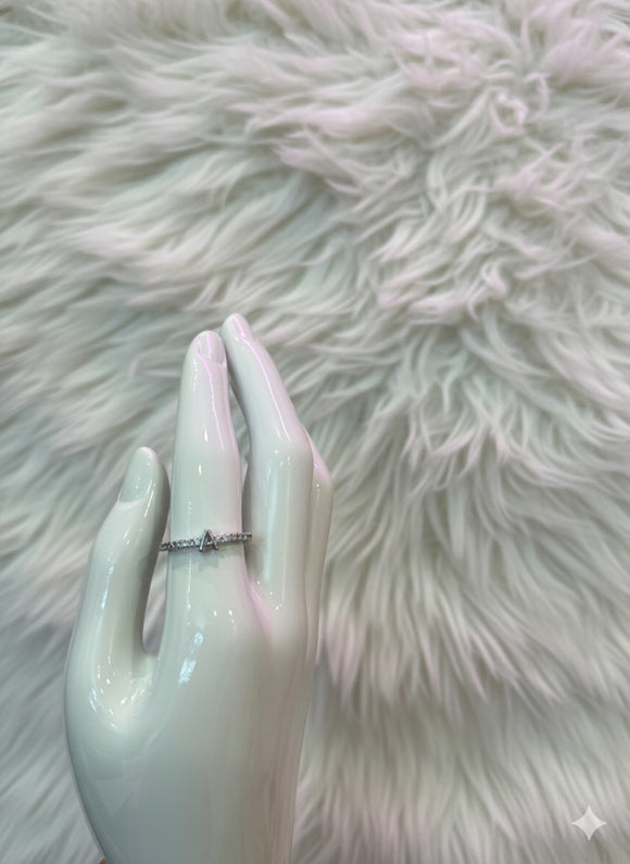 “A” Silver Ring