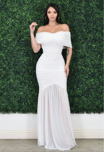 Samantha Dress White