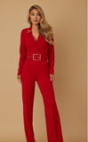 Faith Jumpsuit Red