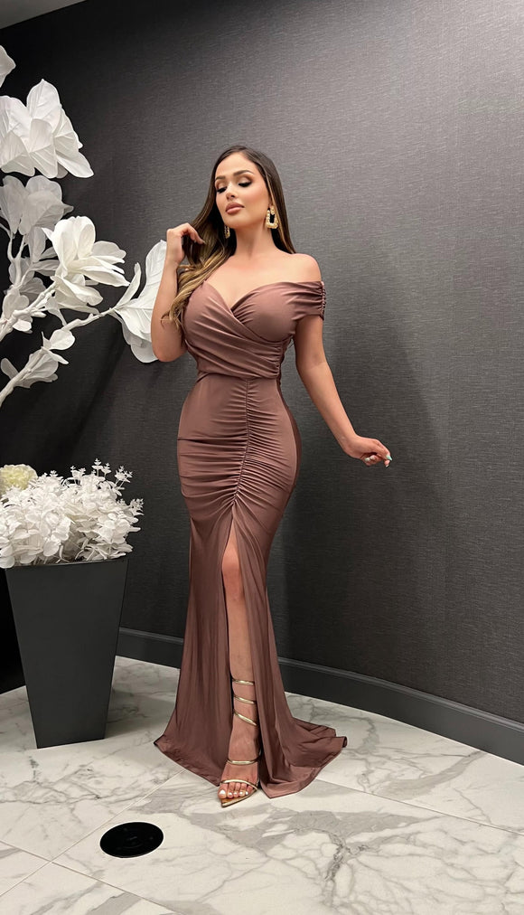 Emilia Dress Rose Gold