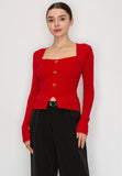 Luna Sweater Red