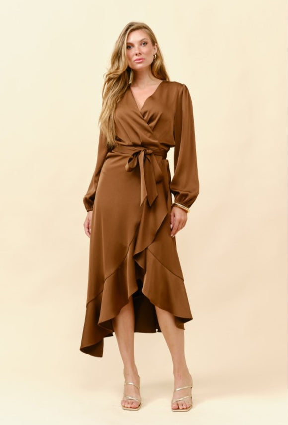 Marie Dress Brown