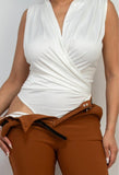 Danielle Bodysuit White