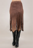 Frida Skirt Fringe Chocolate