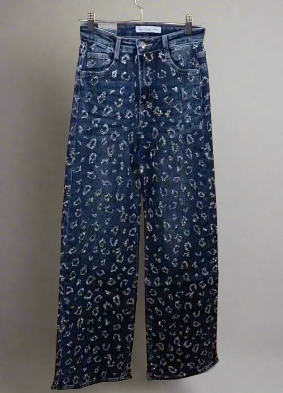 Francis Leopard Jeans