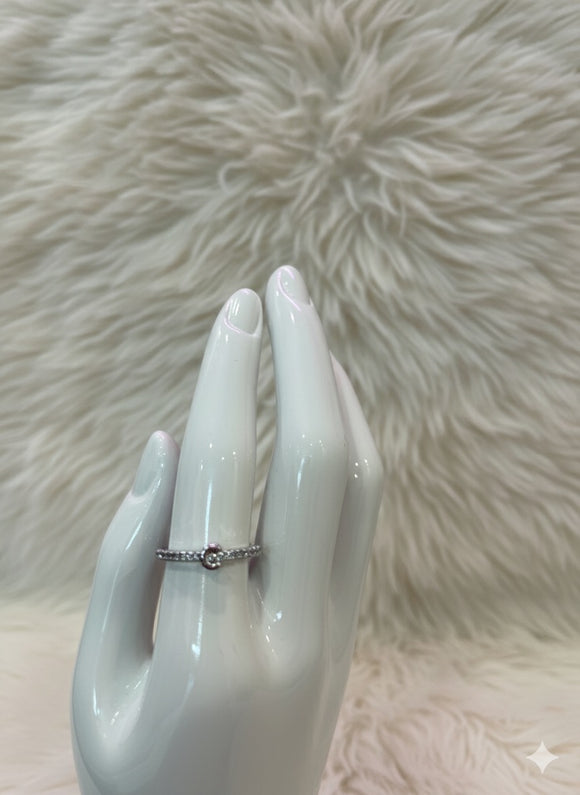 “C” silver ring