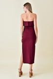 Alana Dress Burgundy