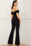 April Pearl Black Jumpsuit