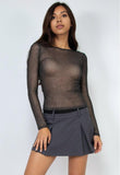 Mesh Glitter Top