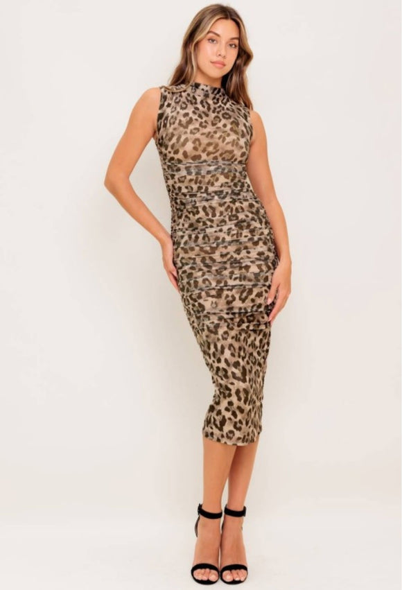 Teresa Dress Leopard