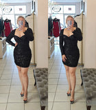 Noelle Sequin Dress