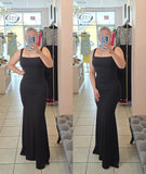 Eloise Pearl Dress Black
