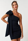 Emily Dress Bow Black