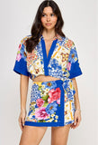 Lory Short Set Blue