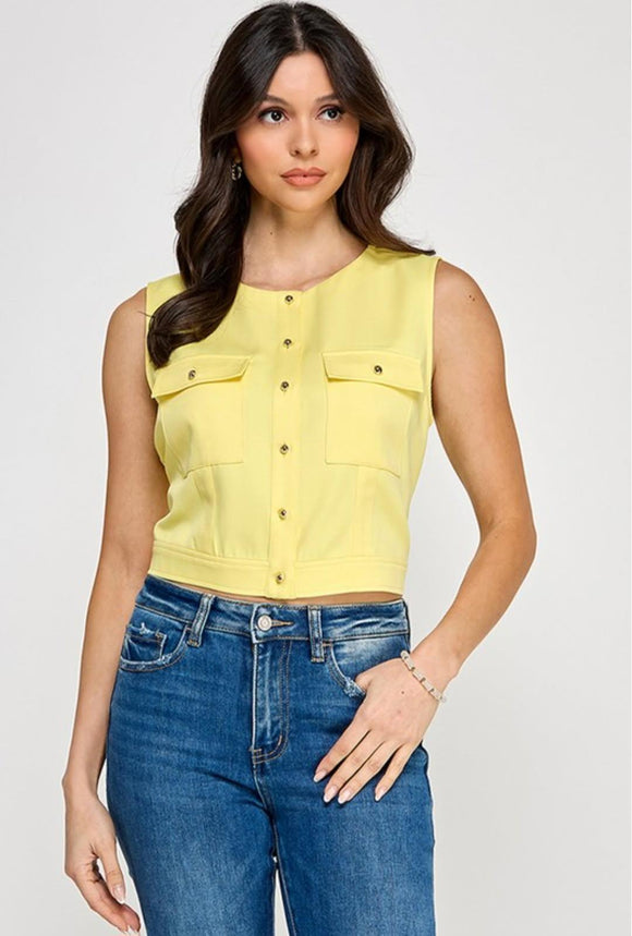 Nancy Top Yellow