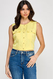 Nancy Top Yellow