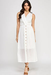 Mayra Dress White