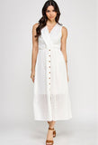Mayra Dress White