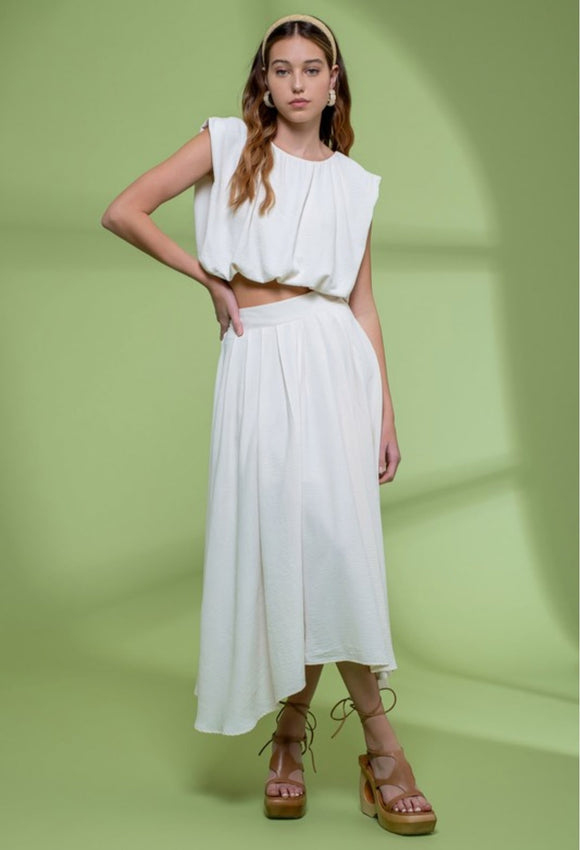 Norma Skirt Set Cream