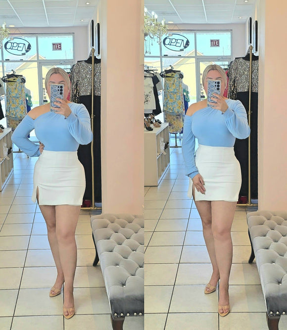 Gloria Bodysuit Sky Blue