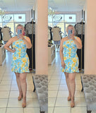 Florence Dress Blue