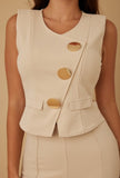 Ashley Pant Set Beige