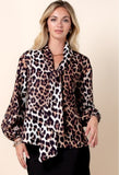 Alexis Leopard Top