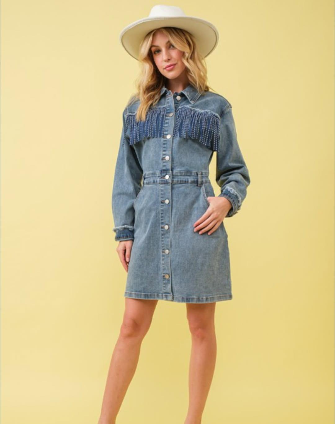 Abigail Denim Dress Small Abigail Denim Dress Small