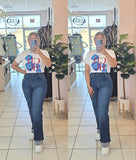 CH Flower Tee White
