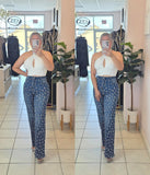 Francis Bejeweled Leopard Denim