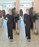 Cassie Dress Brown