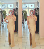 Lorna Dress Gold
