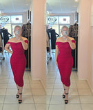 Stacy Mesh Pearl Dress