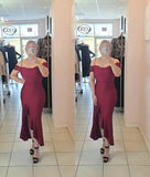 Molly Dress Burgundy