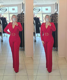 Faith Jumpsuit Red