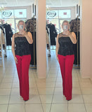 Miranda Sequin Top Black