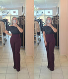 Valentina Pant Burgundy