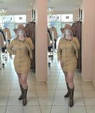 Jessie Denim Fringe Dress
