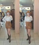 Hannah Fringe Top White